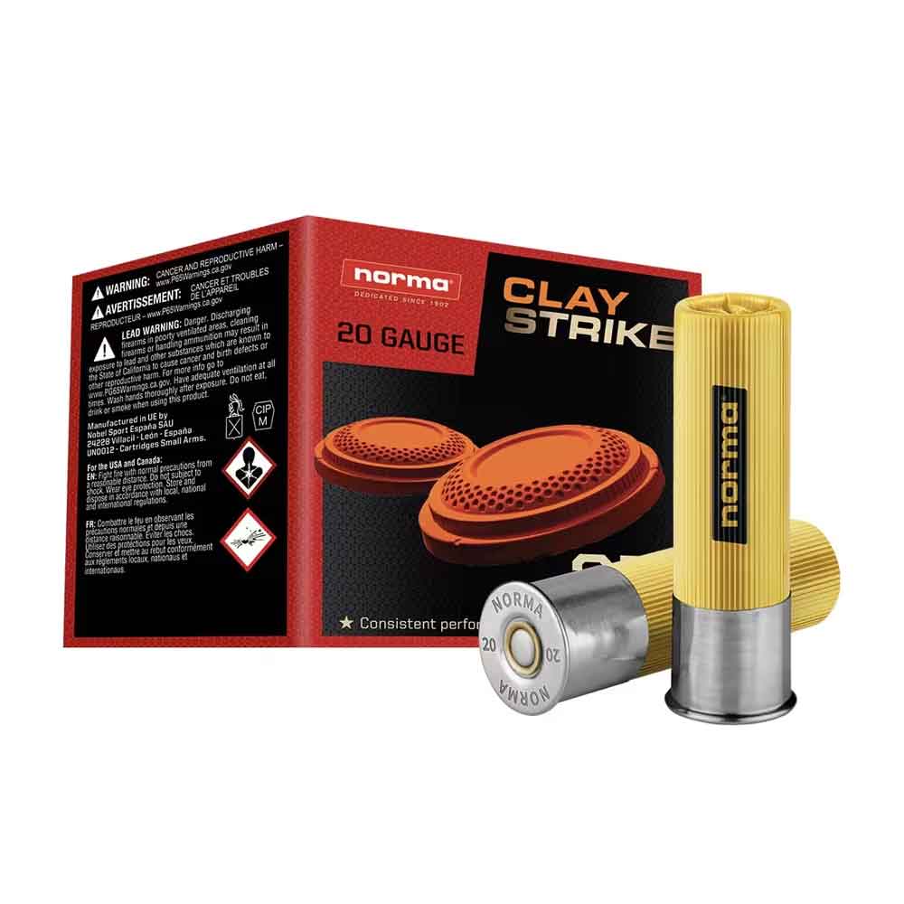 Norma NORMA AMMO 20Ga Claystrike 2.75" #8 Shot 7/8oz 25rd