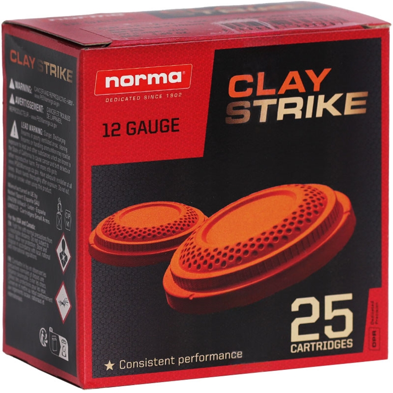 Norma NORMA AMMO 12Ga Claystrike 2.75" #7.5 Shot 1oz 25rd
