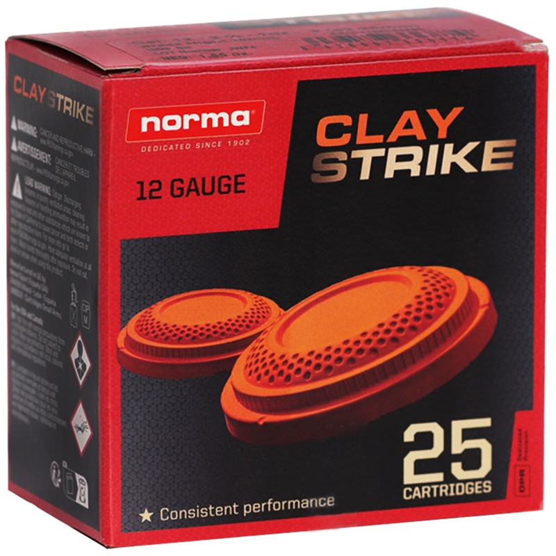 Norma NORMA AMMO 12Ga Claystrike 2.75" #8 Shot 1oz 25rd
