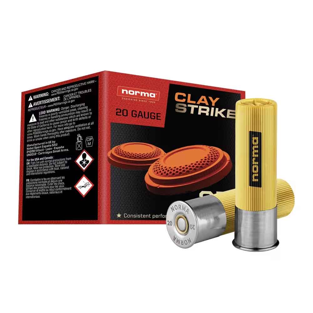 Norma NORMA AMMO 20Ga Claystrike 2.75" #8 Shot 1oz 25rd