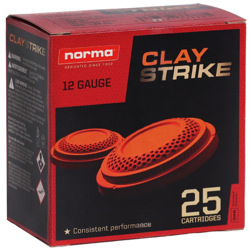 Norma NORMA AMMO 12Ga Claystrike 2.75" #7.5Shot 1 1/8oz 25rd