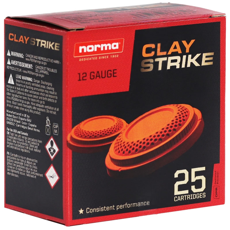 Norma NORMA AMMO 12Ga Claystrike 2.75" #8 Shot 1 1/8oz 25rd