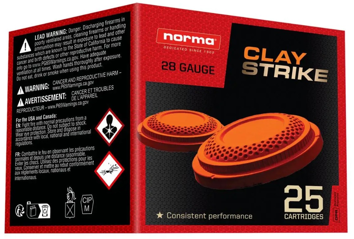 Norma NORMA AMMO 28Ga Claystrike 2.75" #7.5 Shot 3/4oz 25rd