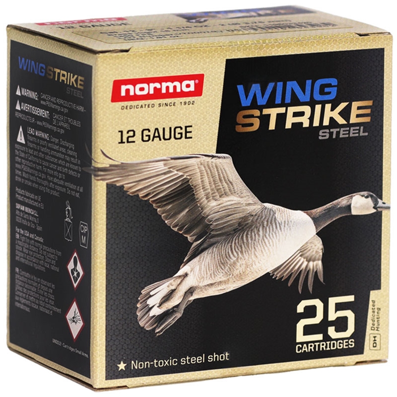 Norma NORMA AMMO 12Ga Wingstrike Steel 3" #2 Shot 1 1/4oz 25rd