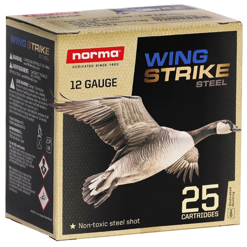 Norma NORMA AMMO 12Ga Wingstrike Steel 3" #3 Shot 1 1/4oz 25rd