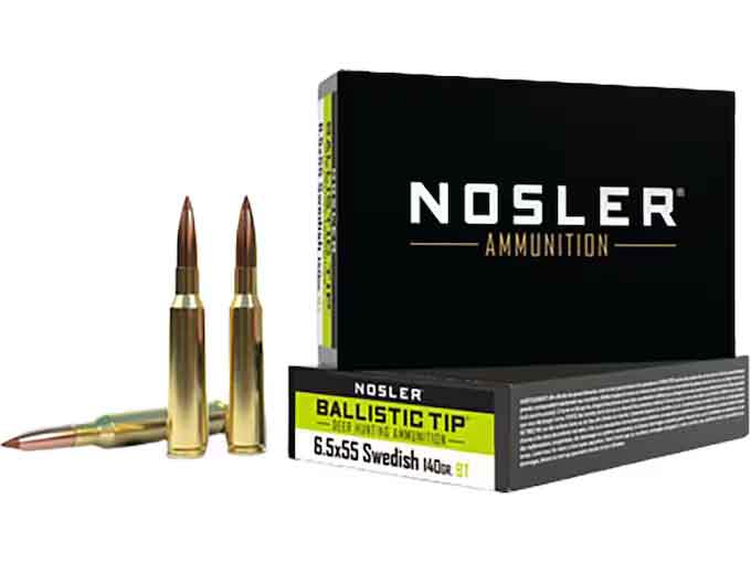 Nosler NOSLER 6.5x55 S Mauser 140Gr BT 20rd