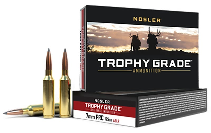 Nosler NOSLER 7mm PRC 175Gr Trophy Grade ABLR SP 20rd