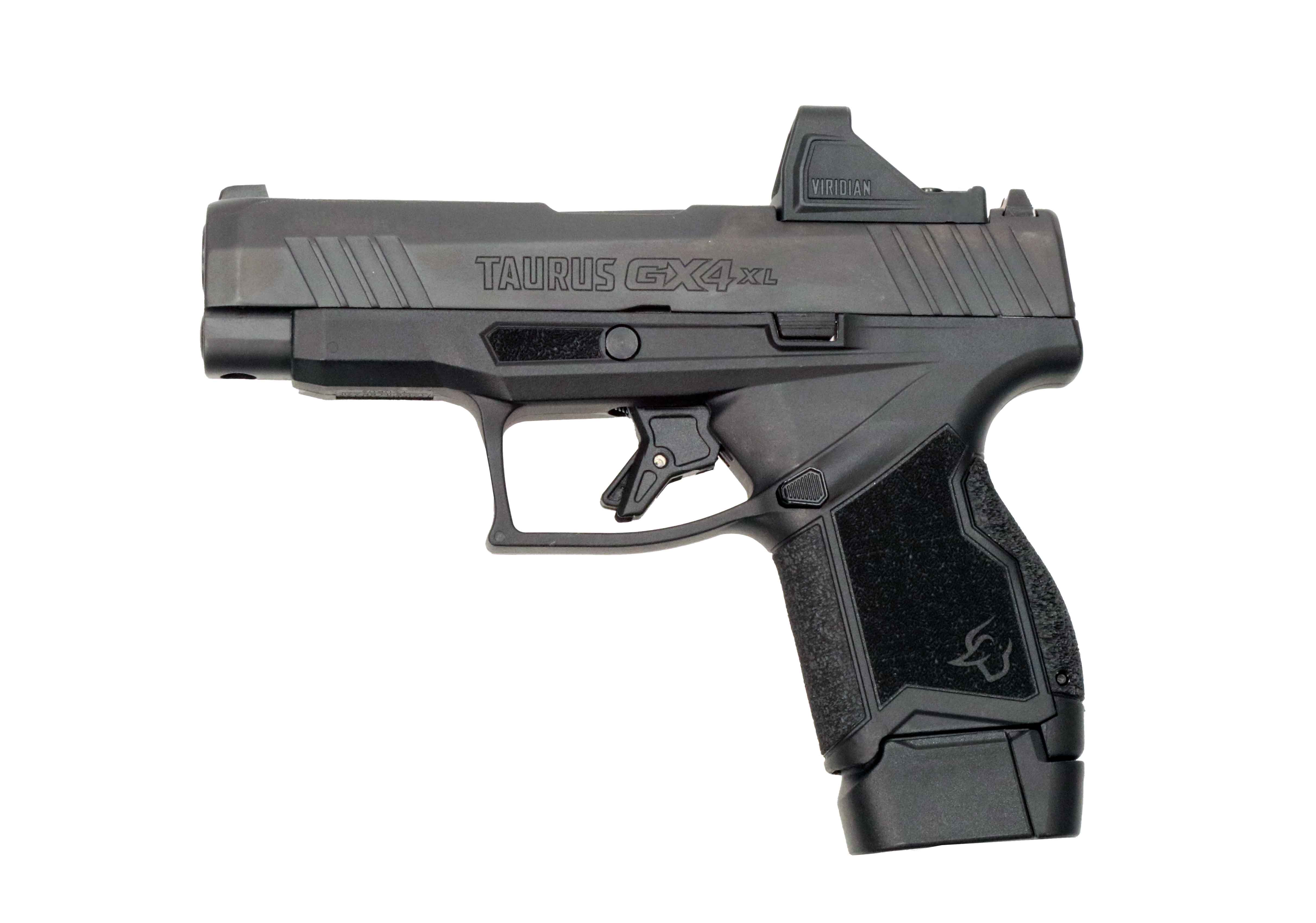 TAURUS GX4 XL T.O.R.O. 9mm 3.7" 13rd - Black w/ Viridian RFX11 Green Dot