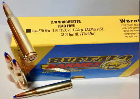 Buffalo Bore BUFFALO BORE 270 Win 130Gr Barnes TTSX 3100FPS 20rd