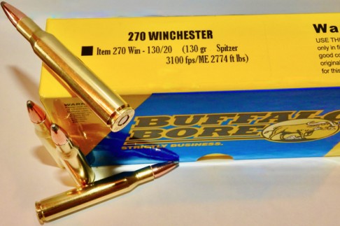 Buffalo Bore BUFFALO BORE 270 Win 130Gr Spitzer (3100FPS/ME 2774 ft lb) 20rd