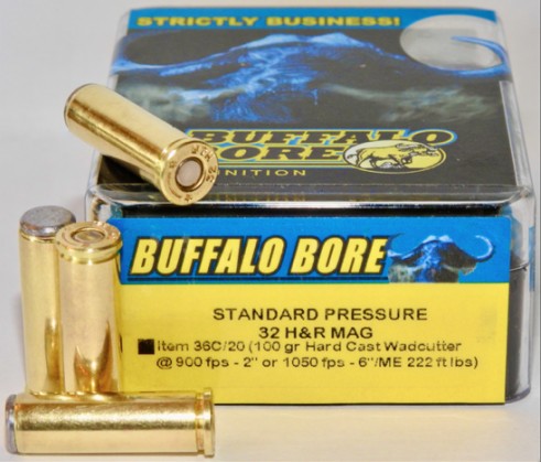 Buffalo Bore BUFFALO BORE 32 H&R Mag 100Gr Hard Cast Wadcutter 20rd
