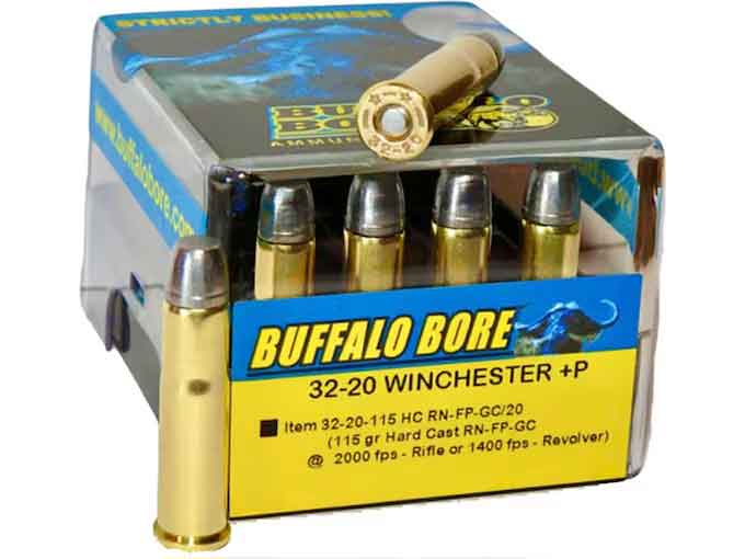 Buffalo Bore BUFFALO BORE 32-20 Win 115Gr HC RN-FP-GC 2000FPS/1400FPS 20rd