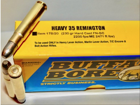Buffalo Bore BUFFALO BORE 35 Remington 230Gr Hard Cast FN-GC 2200FPS 20rd