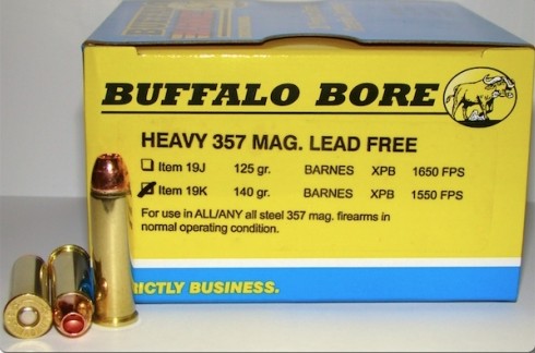 Buffalo Bore BUFFALO BORE 357 Mag 140Gr Barnes XPB (1550FPS/ME 747 ft) 20rd