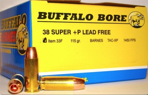 Buffalo Bore BUFFALO BORE 38 Super +P 115Gr Barnes TAC-XP 1450FPS 20rd