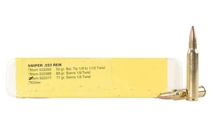 BUFFALO BORE 223 Rem 77Gr Sierra BTHP 20rd