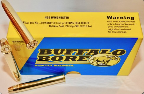 Buffalo Bore BUFFALO BORE 405 Winchester 350Gr Cutting Edge FN Solid 20rd