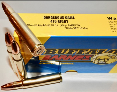 Buffalo Bore BUFFALO BORE 416 Rigby 400Gr Barnes TSX 2400FPS 20rd