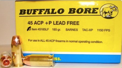 Buffalo Bore BUFFALO BORE 45 ACP 185Gr Barnes TAC-XP 1150FPS 20rd