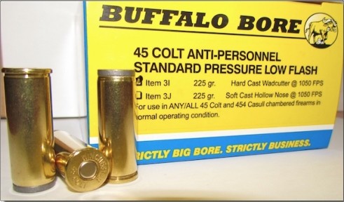 Buffalo Bore BUFFALO BORE 45 LC 225Gr Hard Cast Wadcutter 1050FPS 20rd