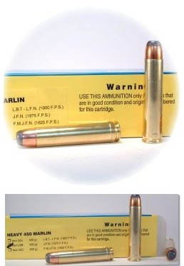 Buffalo Bore BUFFALO BORE 450 Marlin 405Gr JFN (1975FPS/ME 3507 ft lbs) 20rd