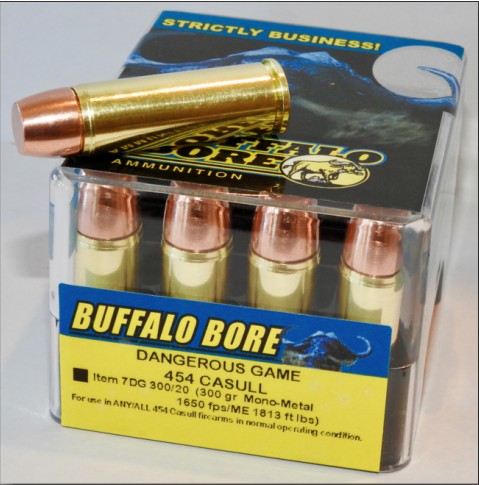 Buffalo Bore BUFFALO BORE 454 Casull 300Gr Mono-Metal 1650FPS 20rd