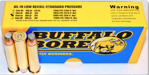 Buffalo Bore BUFFALO BORE 45-70 Govt 350Gr JFN (1800FPS/ME 2518 ft lbs) 20rd