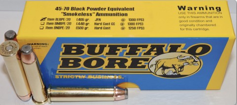 Buffalo Bore BUFFALO BORE 45-70 Govt 405Gr JFN (1300FPS/ME 1520 ft lbs) 20rd