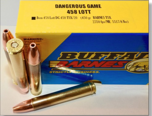 Buffalo Bore BUFFALO BORE 458 Lott 450Gr Barnes TSX 2350FPS 20rd