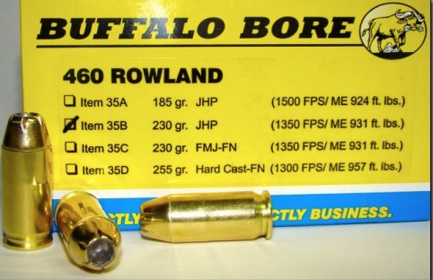 Buffalo Bore BUFFALO BORE 460 Rowland 230Gr JHP (1350FPS/ME 931 ft lbs) 20rd