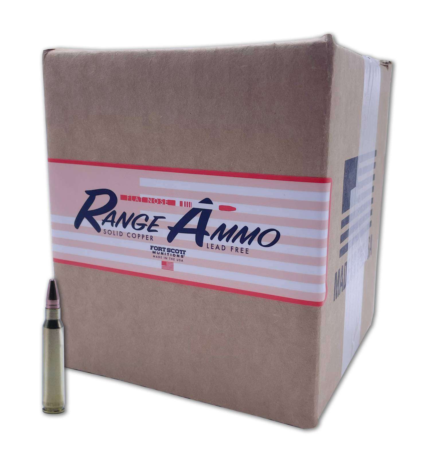 Fort Scott Munitions FORT SCOTT MUNITIONS 5.56 55gr Flat Nose Range Ammo 500rd