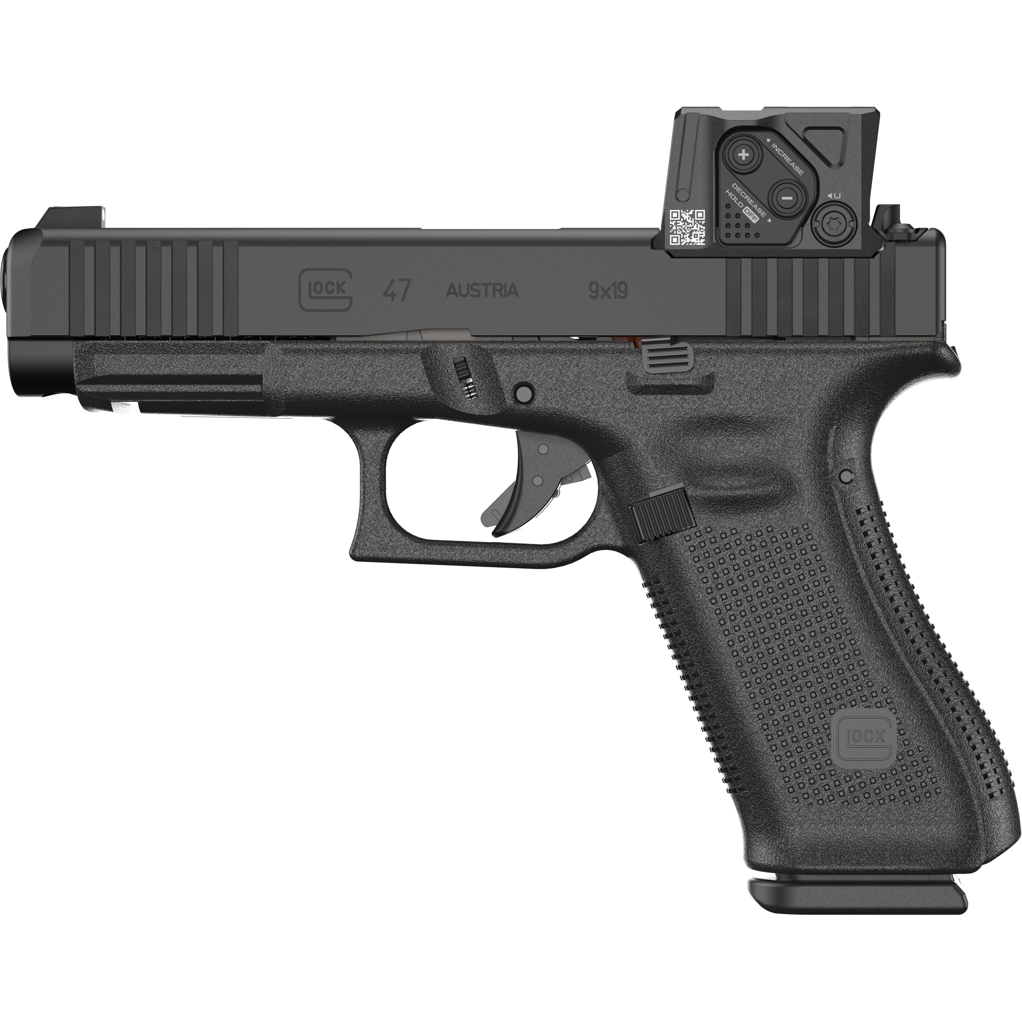 Glock GLOCK G47 9mm 4.49" 17rd - Black w/ Aimpoint COA Optic - Qualified Professional