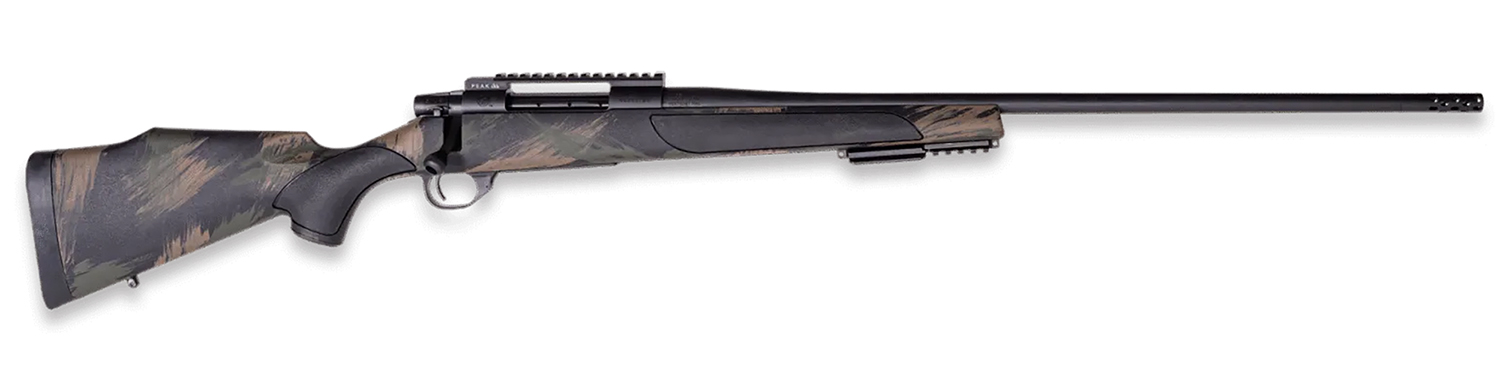 WEATHERBY Vanguard Black Hills 22-250 Rem 24" 4rd - Black w/ Green & Tan