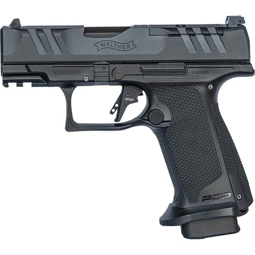 WALTHER ARMS PDP FSeries 9mm 35 18rd  Black w Tritium Sights  Qualified Professionals Only