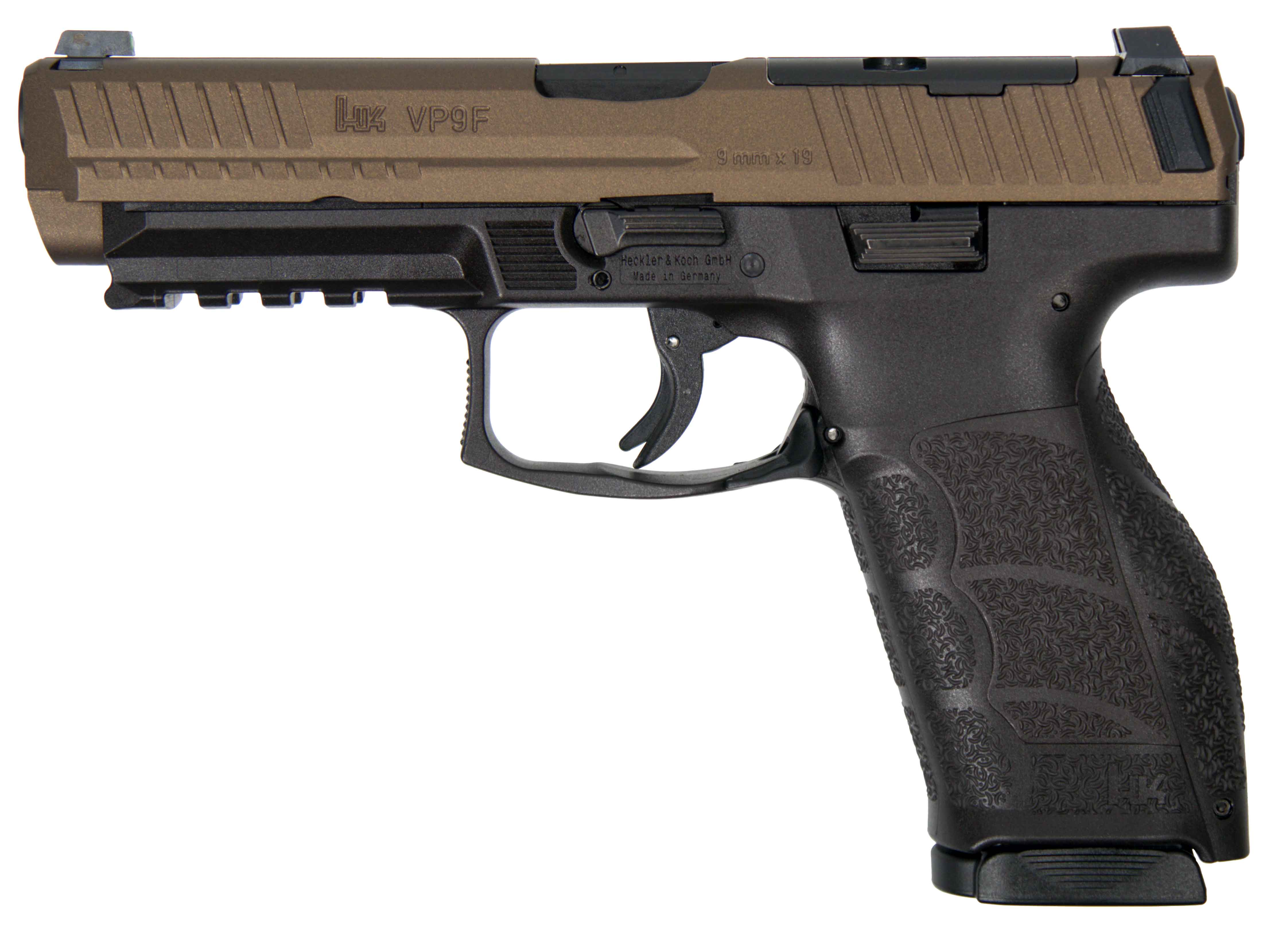 HK USA VP9A1 9mm Optic Ready 4.53" 20rd - Midnight Bronze