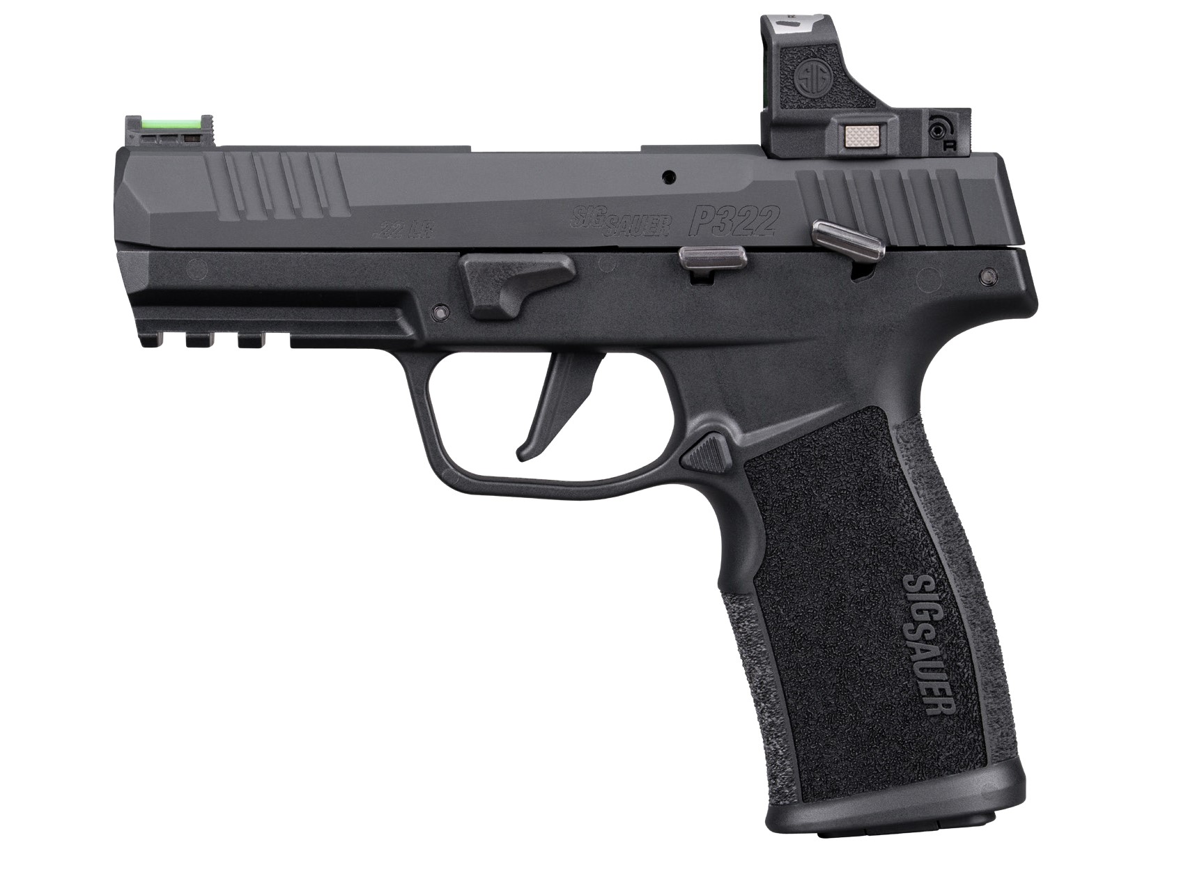 SIG SAUER P322 22 LR 4" 20rd - Black w/ ROMEO-RS Cmpct