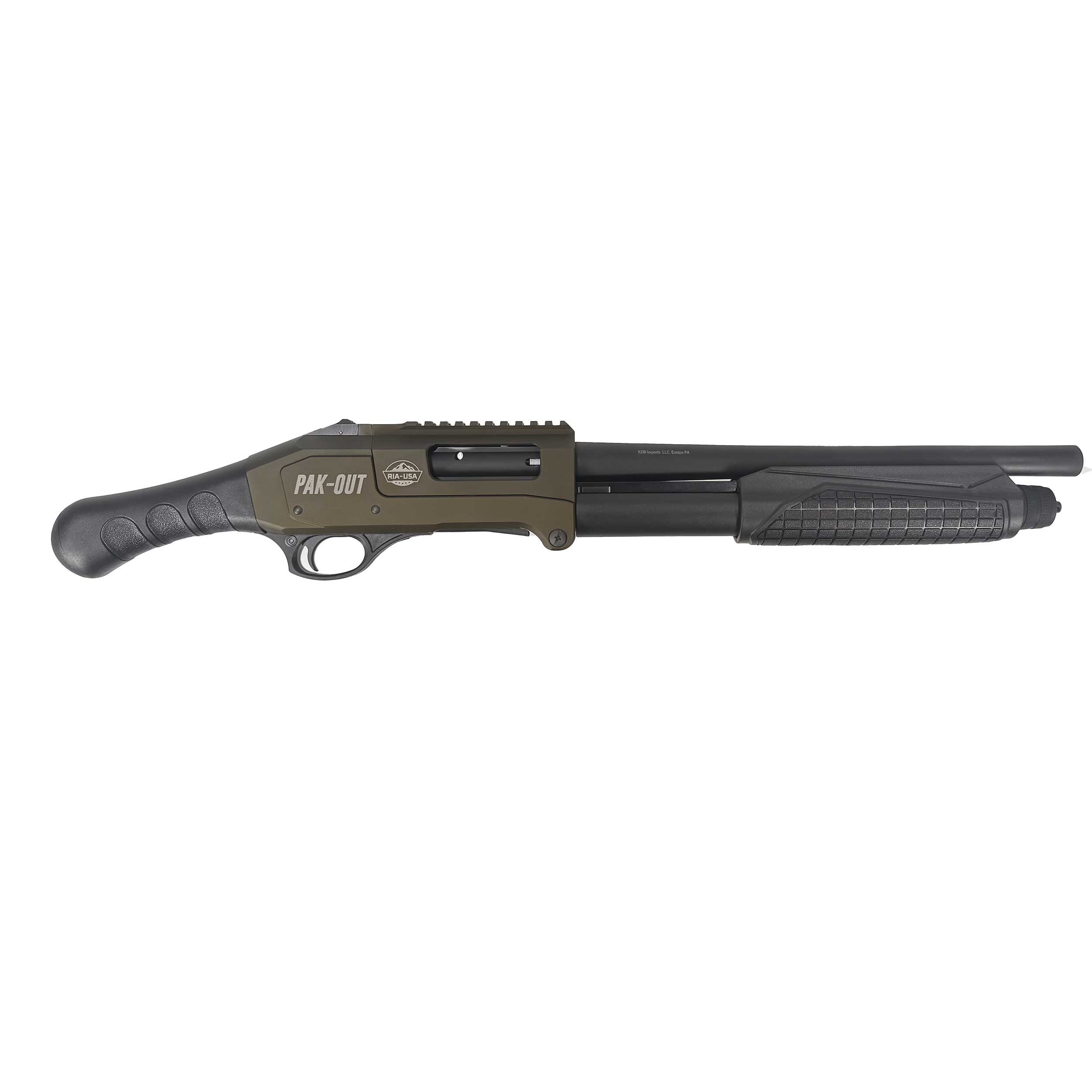 ROCK ISLAND Pak-Out 12 Gauge 14.25" 5rd - OD Green & Black