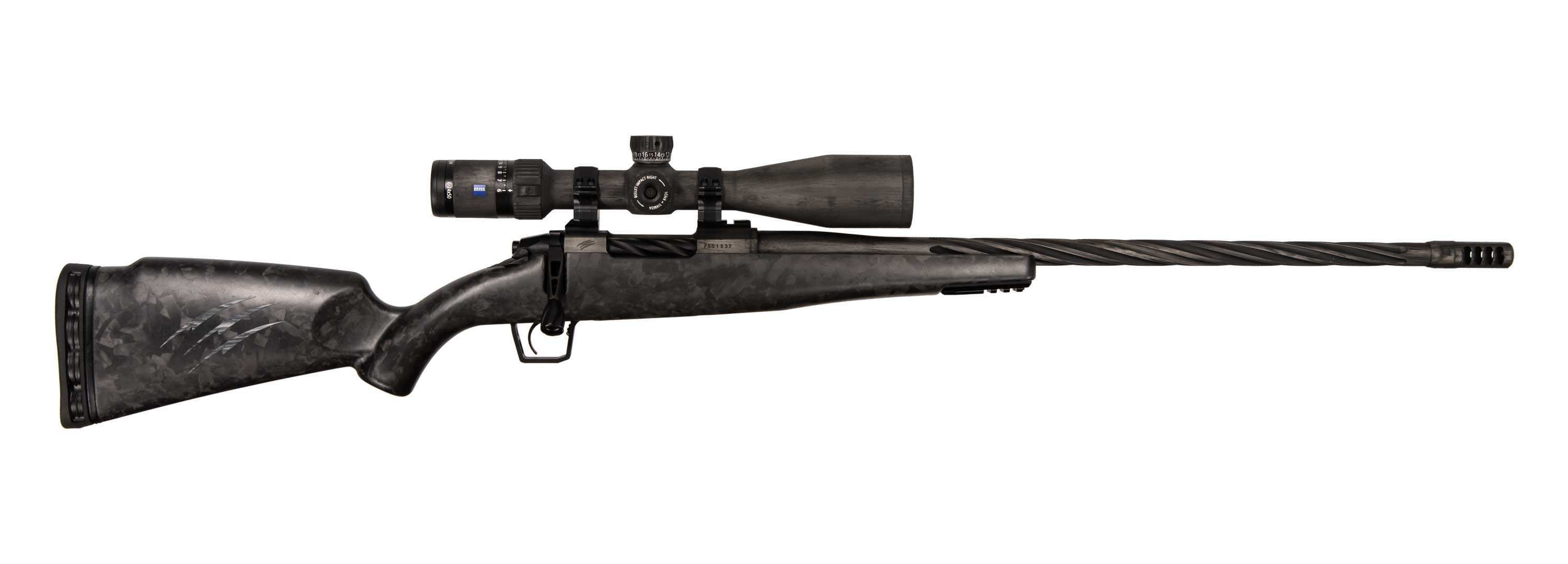 FIERCE FIREARMS Twisted Rogue 22 Creedmoor 22" 3rd Bolt Rifle w/ Zeiss 6-24x50 - Phantom Glacier