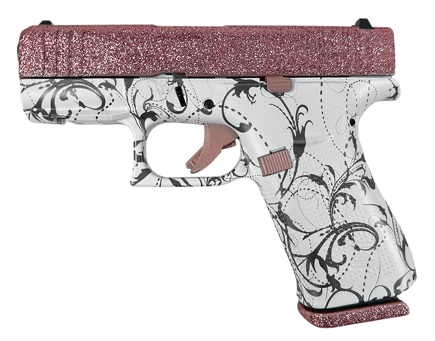 Glock GLOCK G43X 9mm 3.41" 10rd - Rose Gold