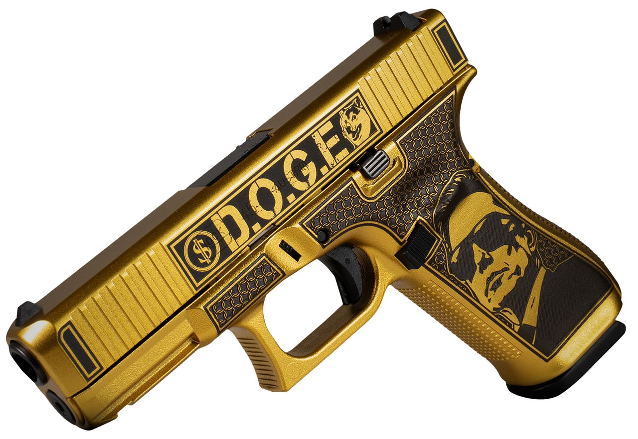 GLOCK G47 Gen 5 9mm Luger Pistol - 4.49" - 17 Round - DOGE COIN - Elon Edition