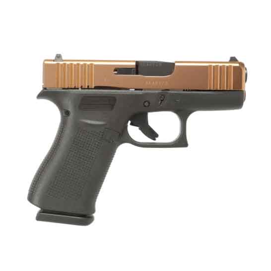 Glock GLOCK G43X 9mm 3.39" 10rd - Rose Gold