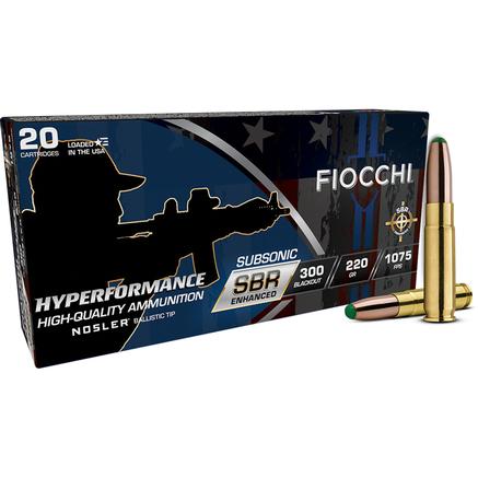 Fiocchi 10BA Hyperformance 10mm 155gr XPB 25 Per Box/8 Case