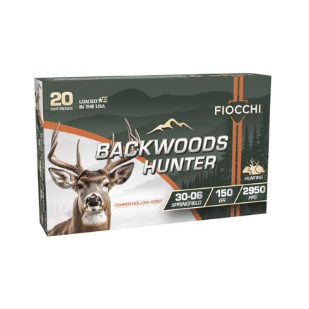 Fiocchi Backwoods Hunter 30-06 CHP 150gr 20/Bx