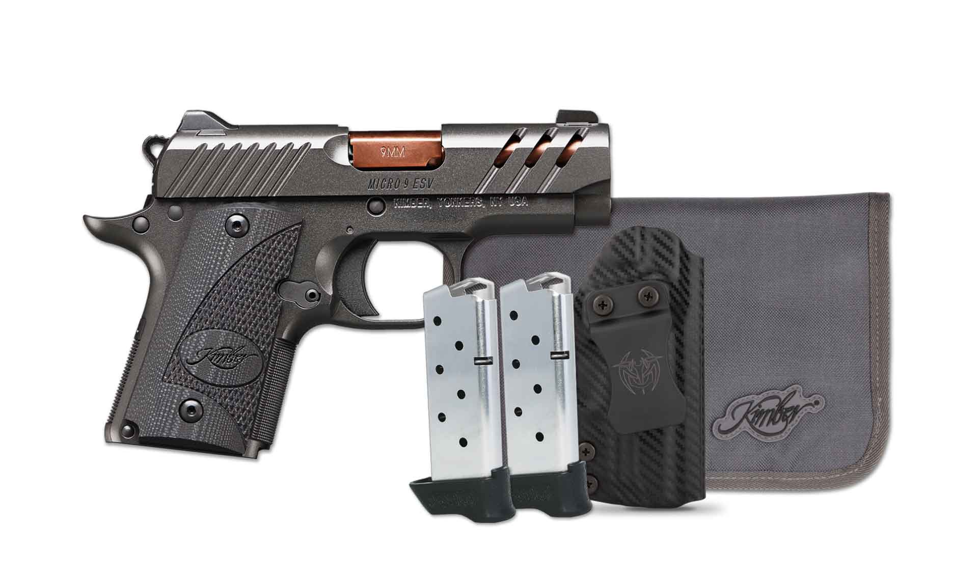 KIMBER MICRO 9 9mm 3.15" 7rd - Black w/ Holster