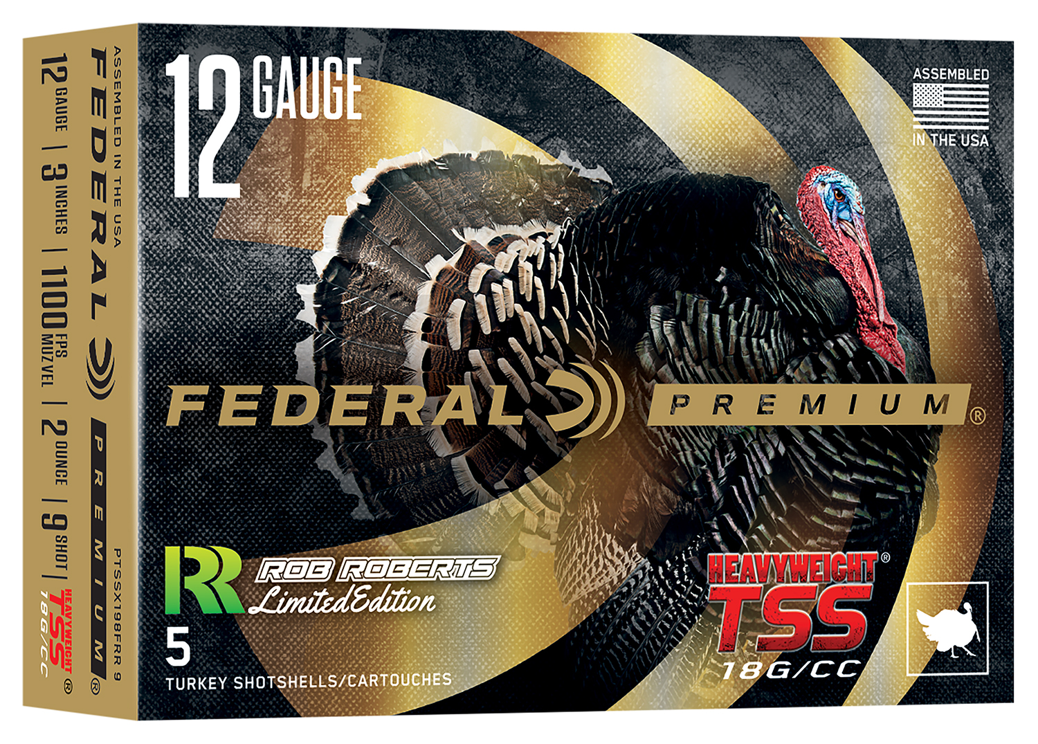Federal FEDERAL AMMO 12Ga 3" 2oz #9 HWT TSS Rob Roberts 5rd
