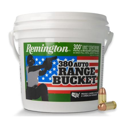 Remington REMINGTON 380 Auto 95Gr FMJ UMC 300rd Range Bucket