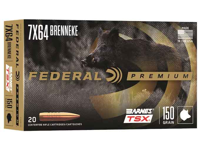 Federal FEDERAL AMMO 7X64mm Brenneke 150Gr Barnes TSX 20rd