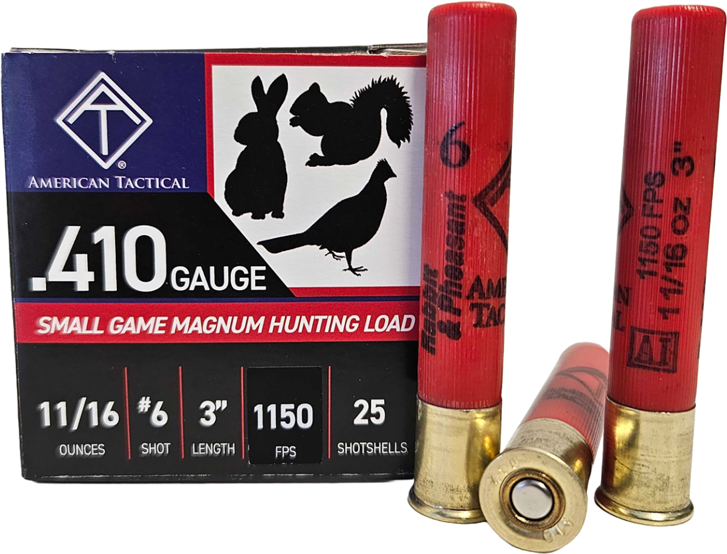 AMERICAN TACTICAL IMPORTS 410Ga 3" 1-1/16oz 6Shot Target Load 25rd