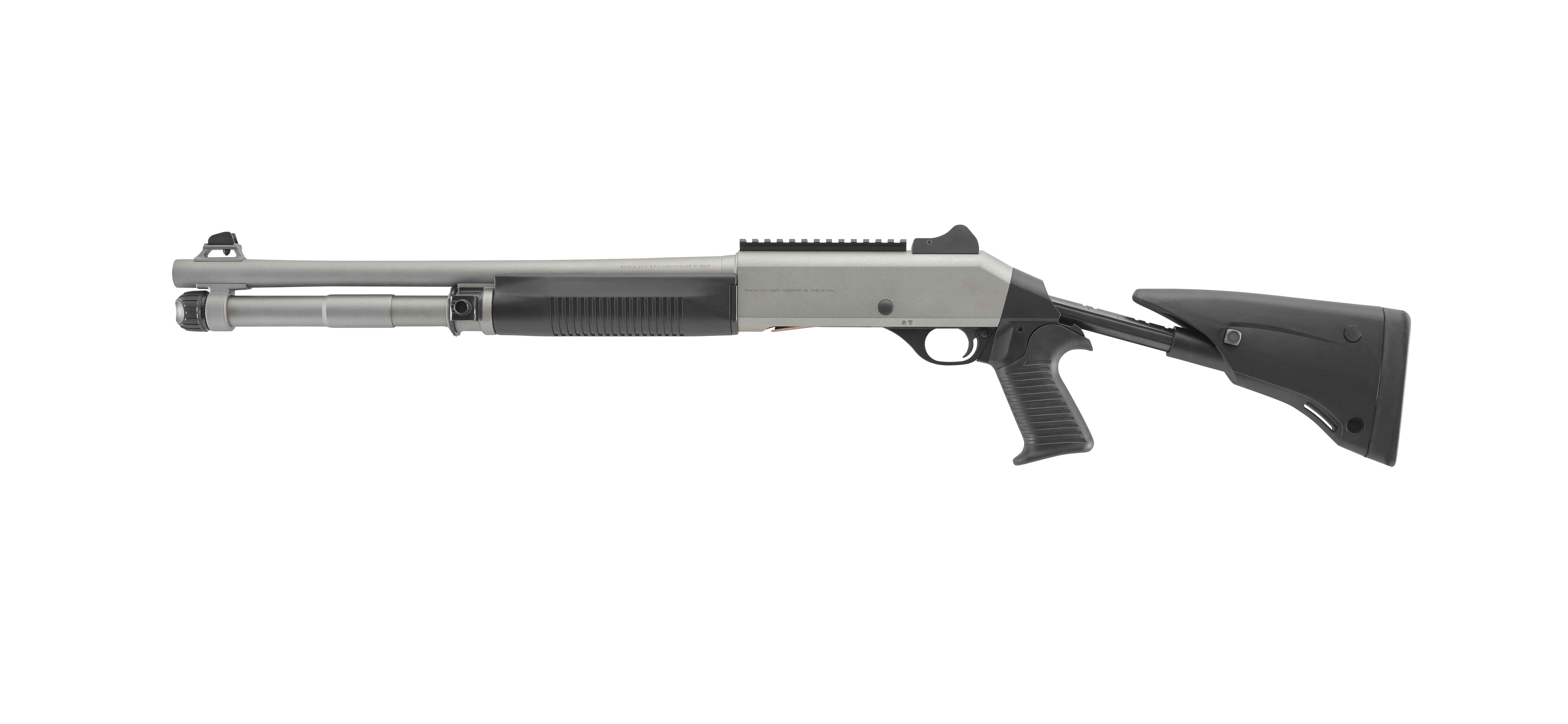 BENELLI M4 EXT 12 Gauge 7rd 18.5" w/ FIVE POSITION Stock - Titanium Cerakote