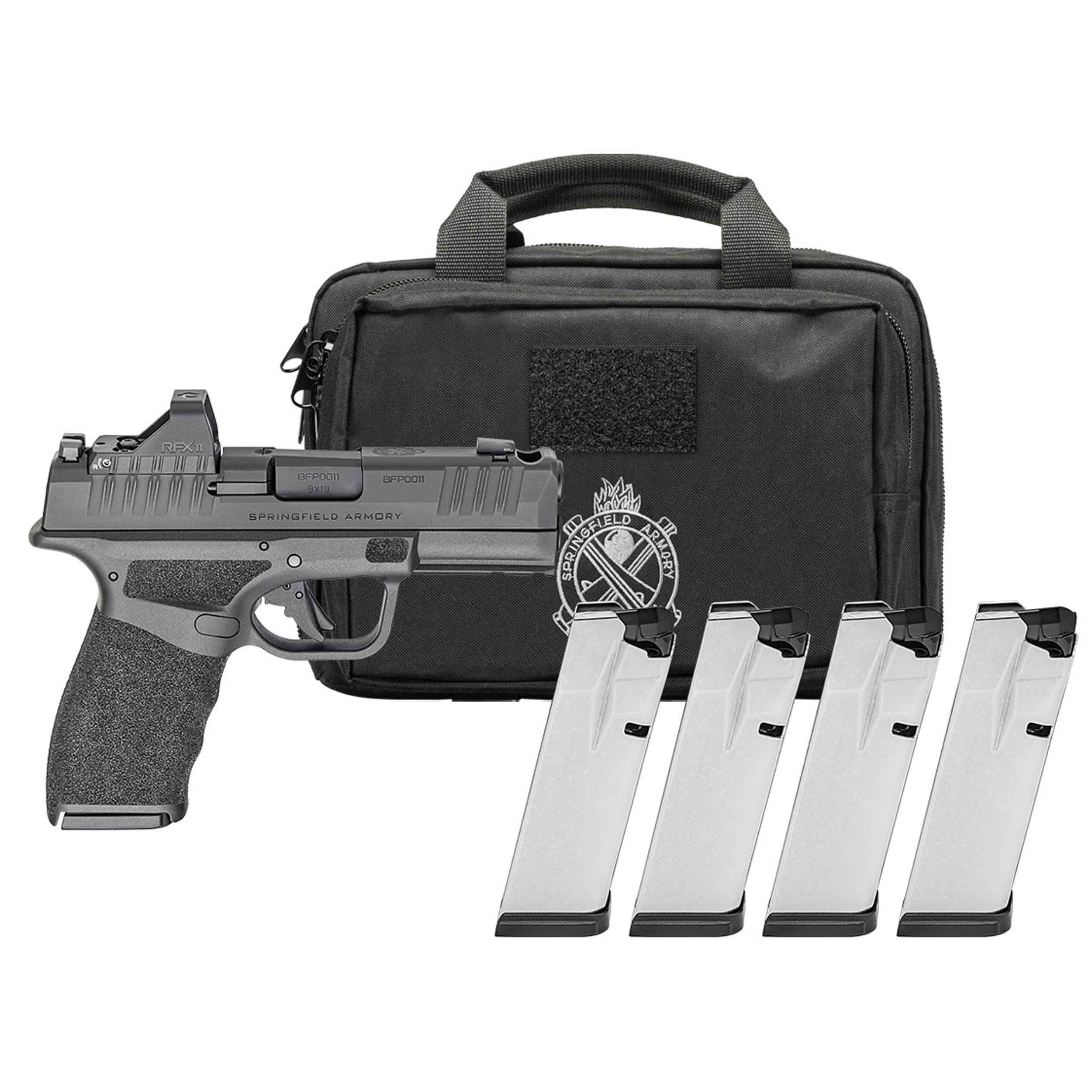 SPRINGFIELD ARMORY Hellcat Pro Compact OSP 9mm 3.7" 15rd & 17rd Gear Pac - Black